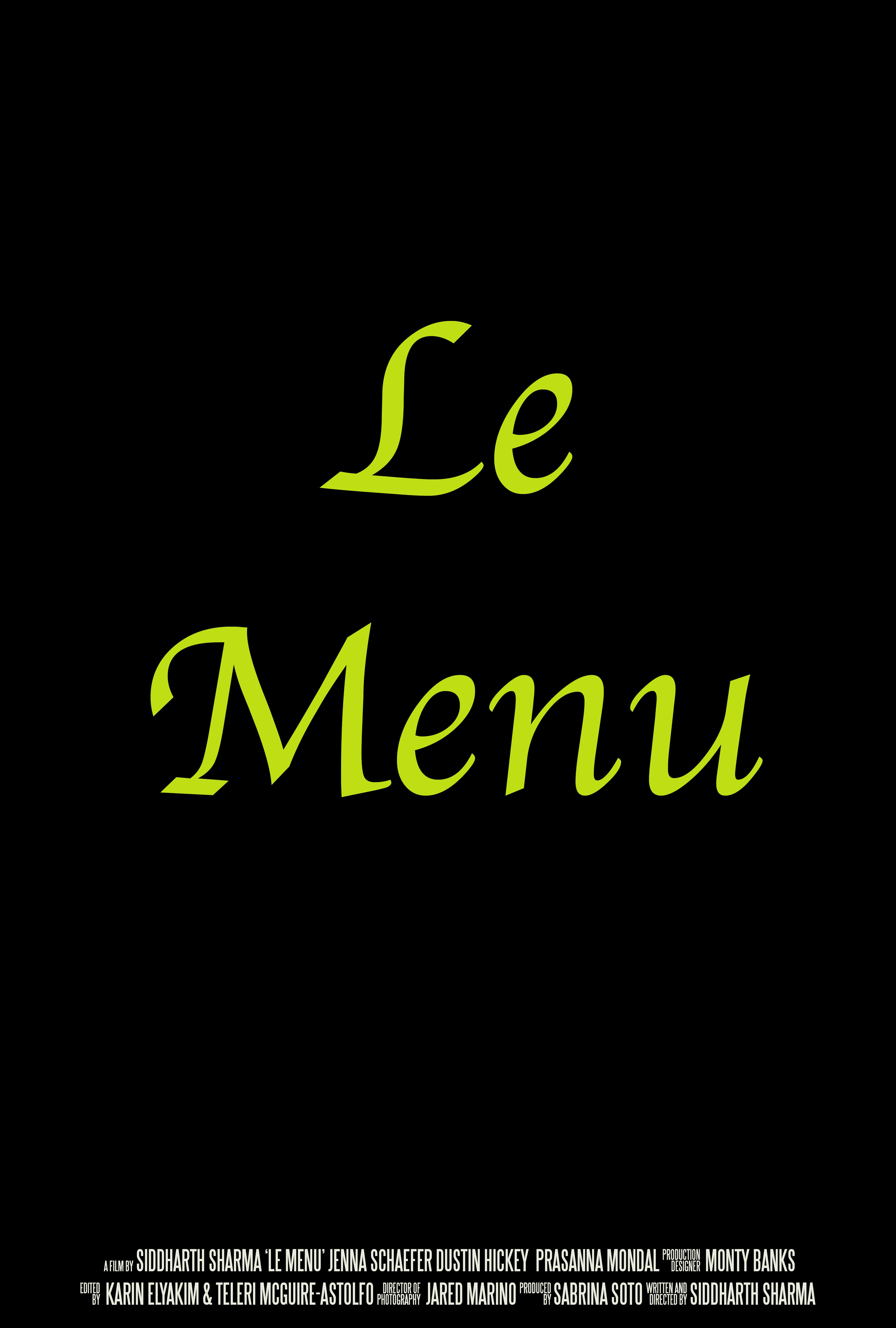 Le Menu (2021) постер